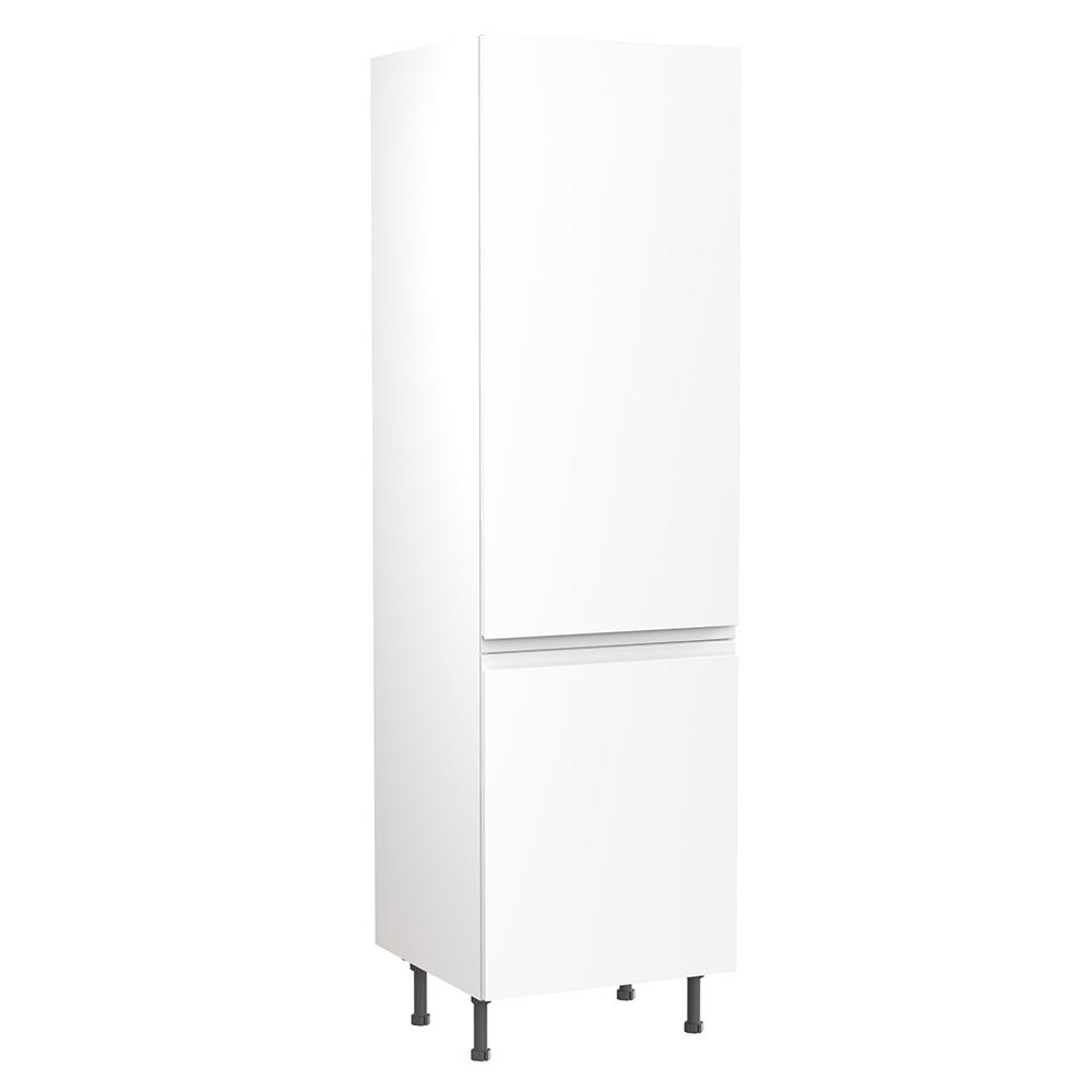 J-Pull Kitchen Tall Larder Unit 600mm Gloss White