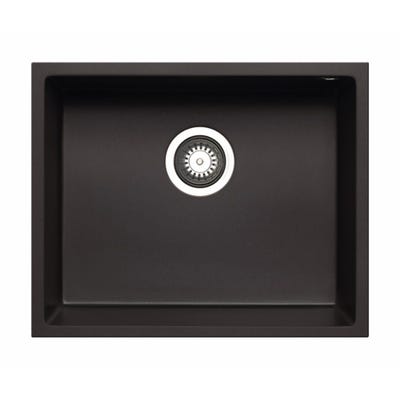 Prima+ Granite 1.0 Bowl Undermount Sink - Black