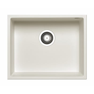 Prima+ Granite 1.0 Bowl Undermount Sink - White