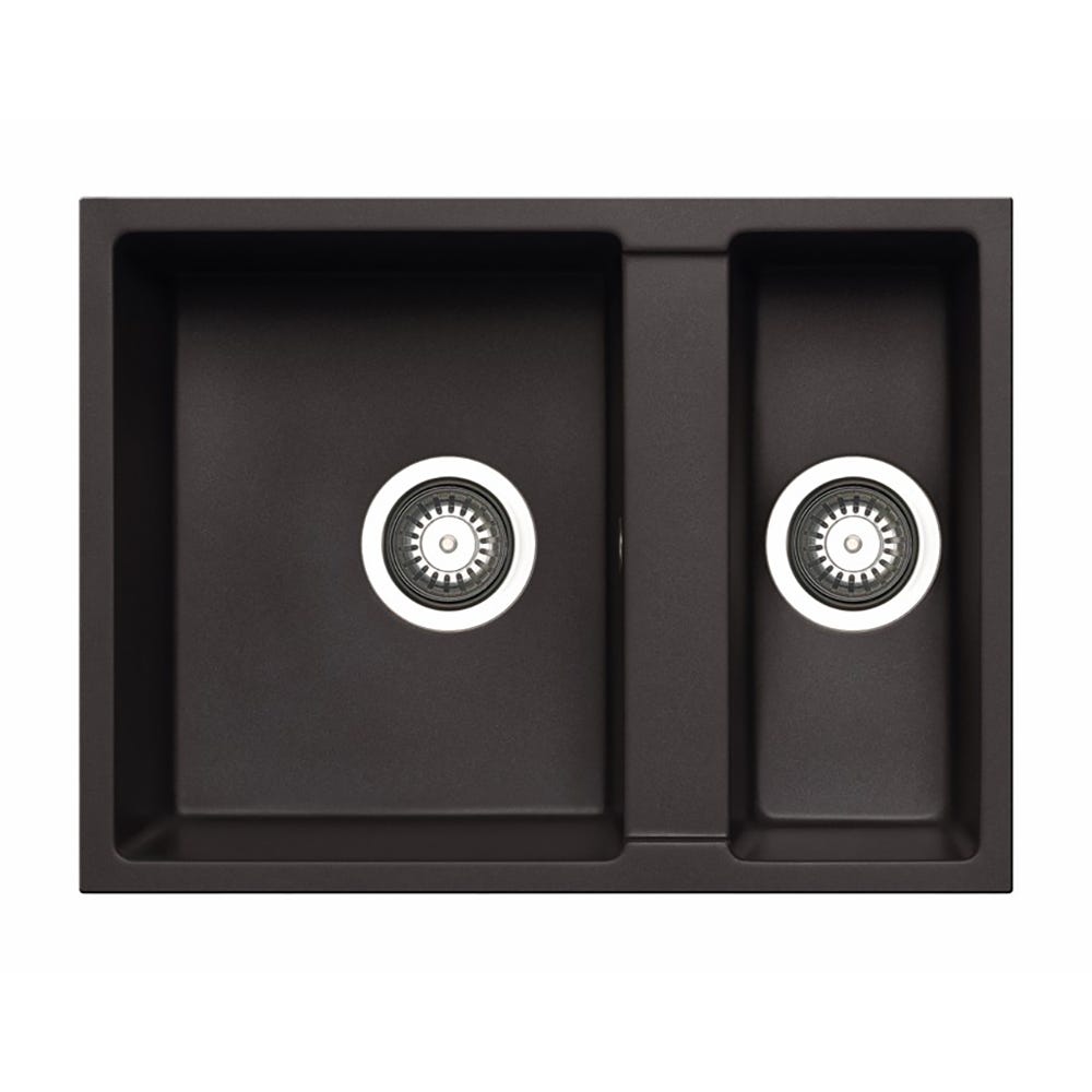 Prima+ Granite 1.5 Bowl Undermount Sink Black