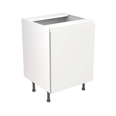 J-Pull Kitchen Sink Base Unit 600mm Gloss White