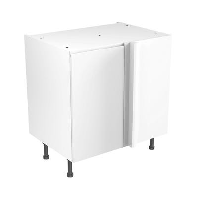 J-Pull Kitchen Blind Corner Base Unit 800mm Gloss White