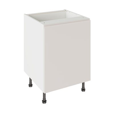 J-Pull Kitchen Base Unit 600mm Gloss Light Grey