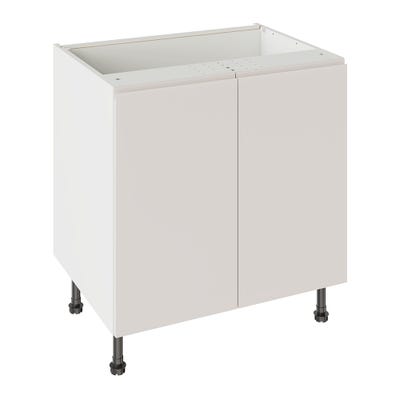 J-Pull Kitchen Base Unit 800mm Gloss Light Grey