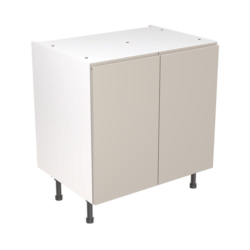 J-Pull Kitchen Base Unit 800mm Gloss Light Grey