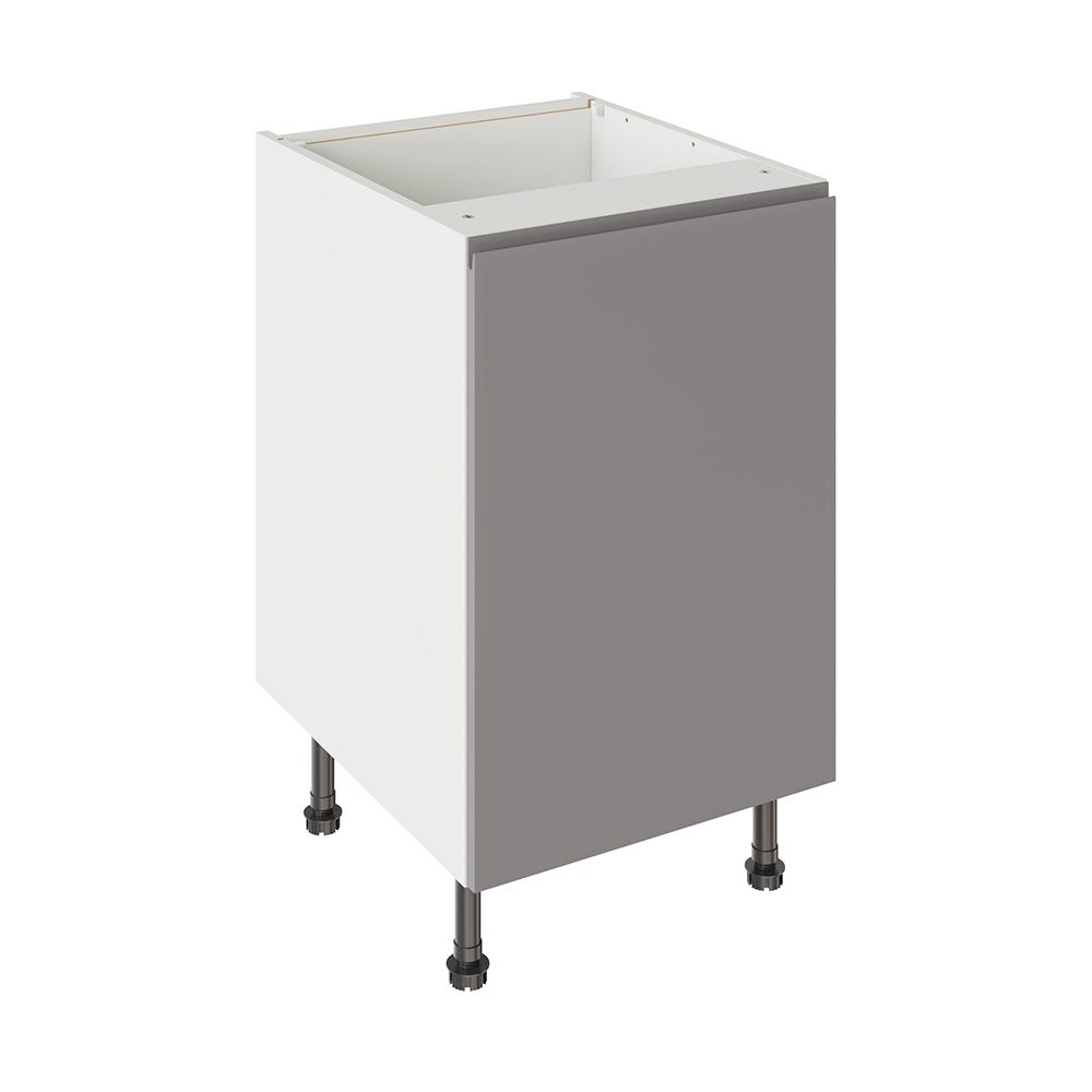 J-Pull Kitchen Base Unit 500mm Gloss Dust Grey