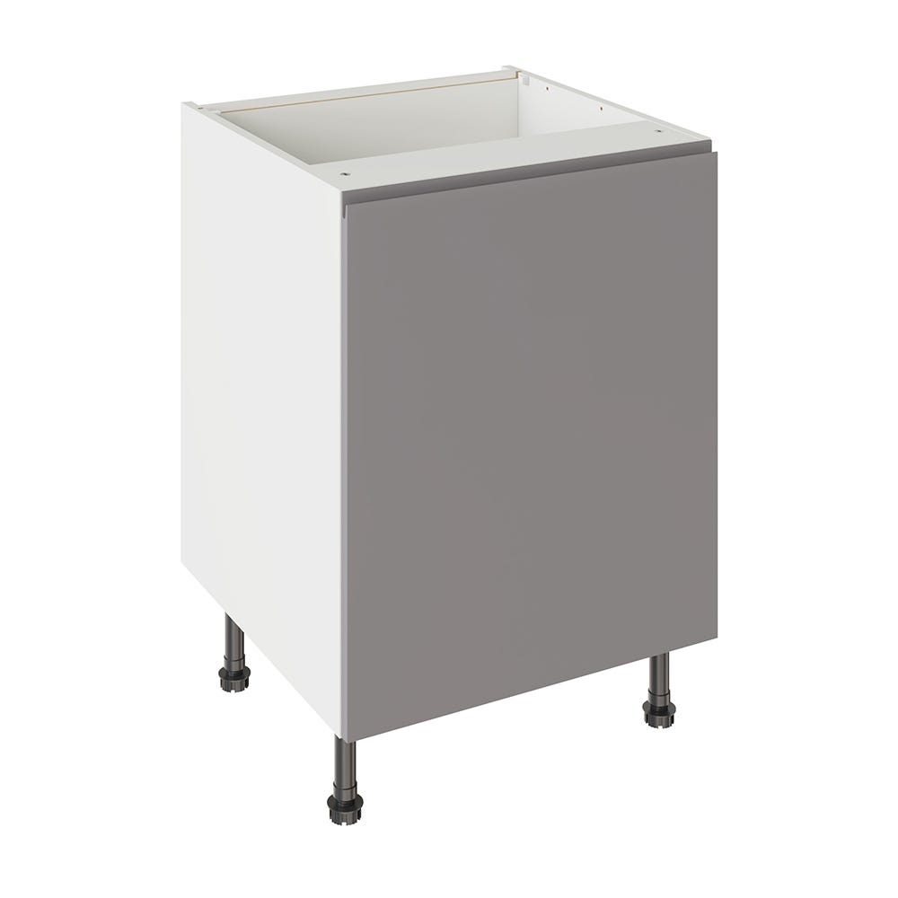 J-Pull Kitchen Base Unit 600mm Gloss Dust Grey