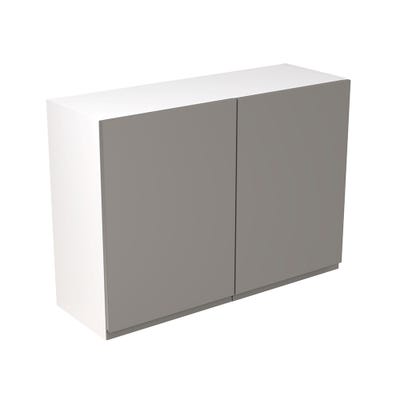 J-Pull Kitchen Wall Unit 1000mm Gloss Dust Grey