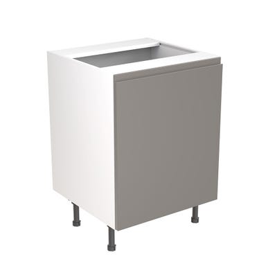 J-Pull Kitchen Sink Base Unit 600mm Gloss Dust Grey