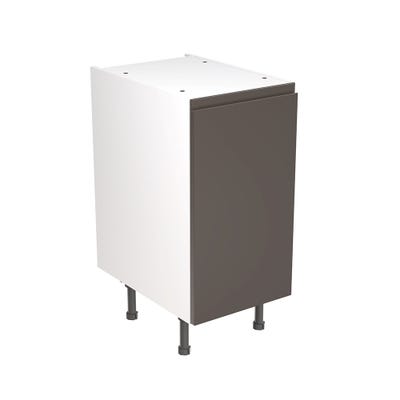 J-Pull Kitchen Base Unit 400mm Gloss Graphite