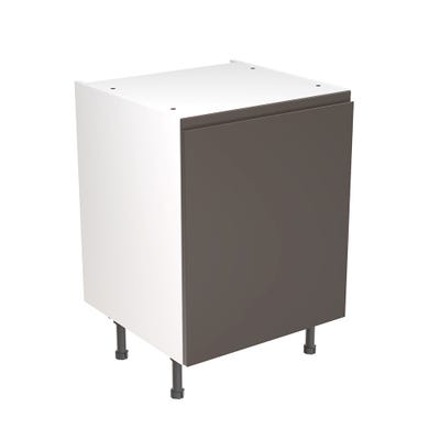 J-Pull Kitchen Base Unit 600mm Gloss Graphite