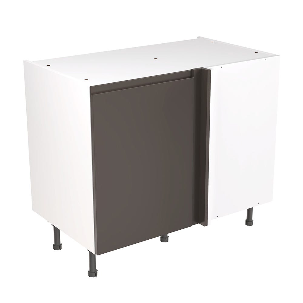 J-Pull Kitchen Blind Corner Base Unit 1000mm Gloss Graphite