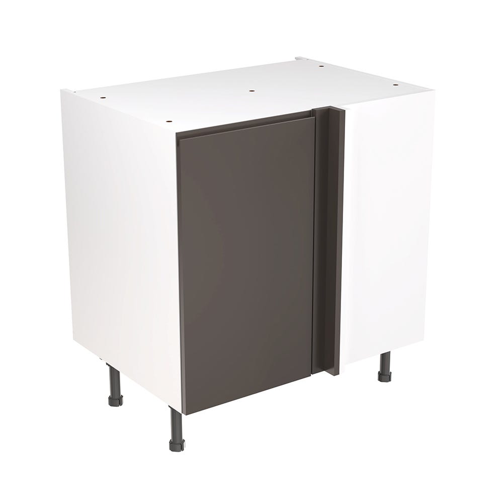 J-Pull Kitchen Blind Corner Base Unit 800mm Gloss Graphite