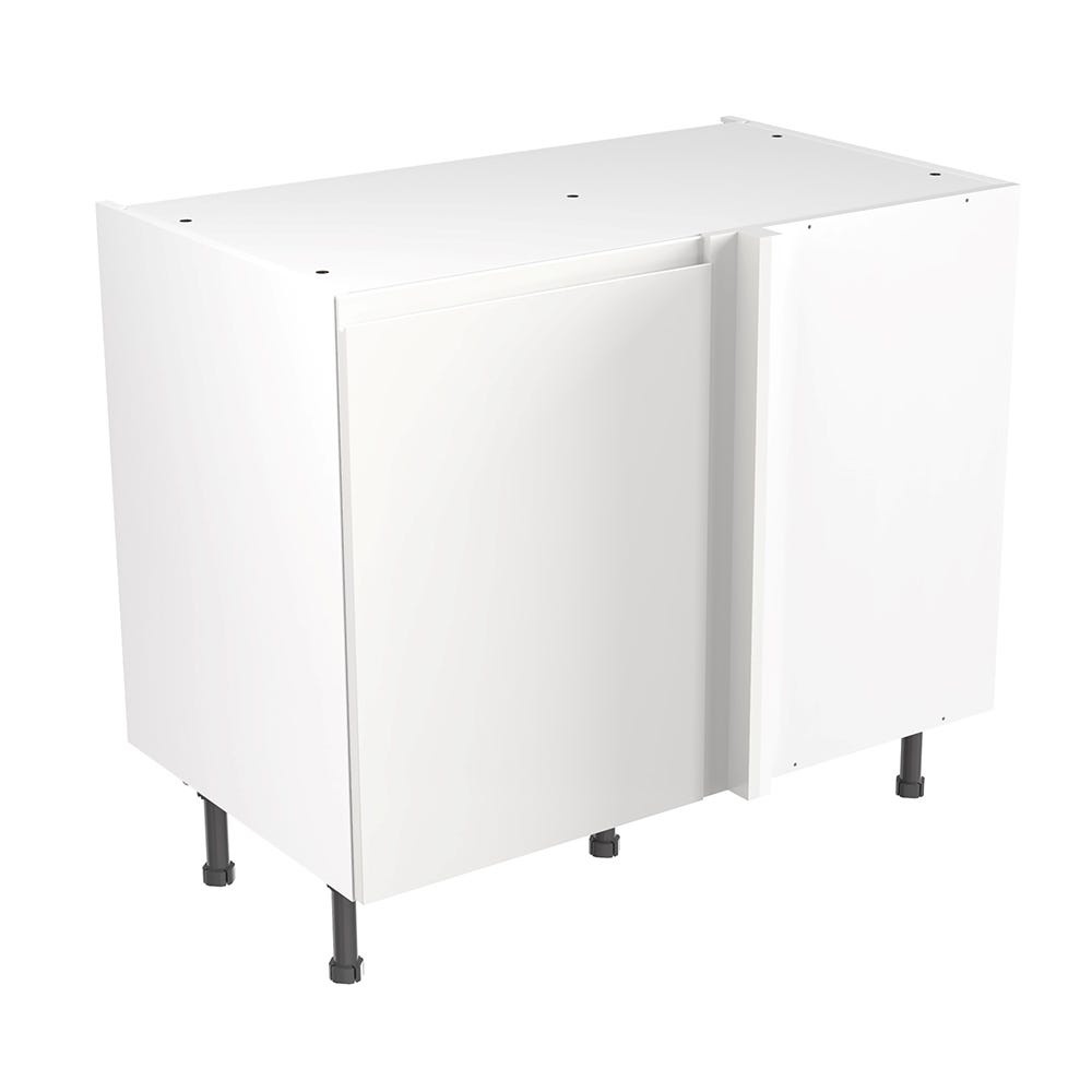 J-Pull Kitchen Blind Corner Base Unit 1000mm Ultra Matt White