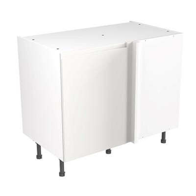 J-Pull Kitchen Blind Corner Base Unit 1000mm Ultra Matt White