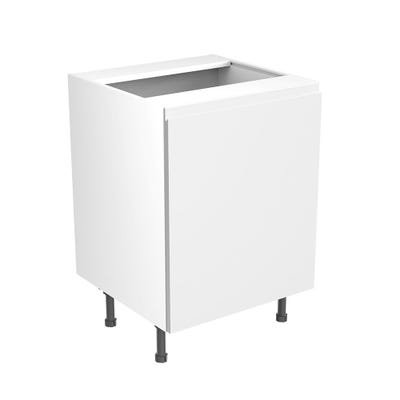 J-Pull Kitchen Sink Base Unit 600mm Ultra Matt White