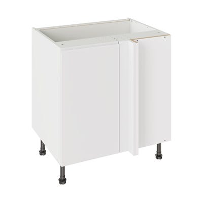 J-Pull Kitchen Blind Corner Base Unit 800mm Ultra Matt White