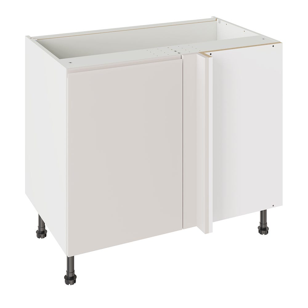 J-Pull Kitchen Blind Corner Base Unit 1000mm Ultra Matt Light Grey