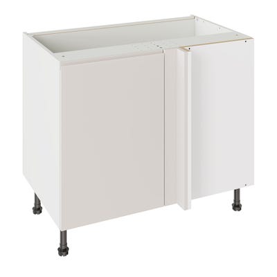 J-Pull Kitchen Blind Corner Base Unit 1000mm Ultra Matt Light Grey