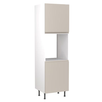 J-Pull Tall Single Oven Housing Unit Ultra Matt Light Grey