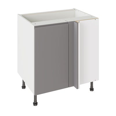 J-Pull Kitchen Blind Corner Base Unit 800mm Ultra Matt Dust Grey