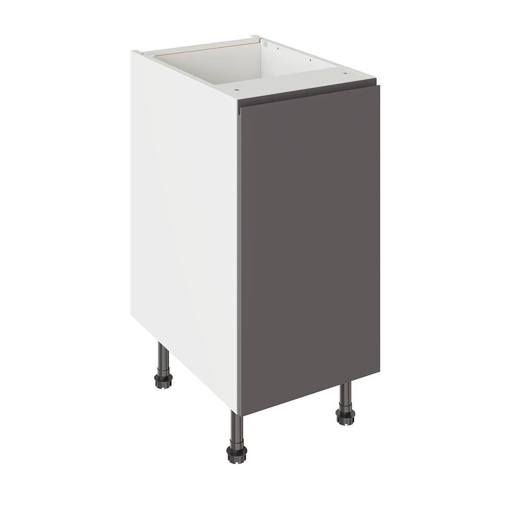 J-Pull Kitchen Base Unit 400mm Ultra Matt Graphite