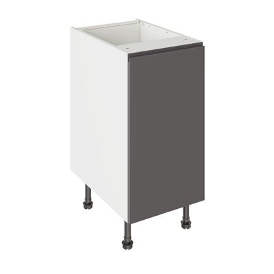 J-Pull Kitchen Base Unit 400mm Ultra Matt Graphite