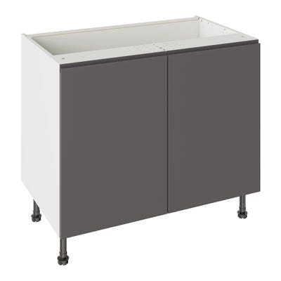 J-Pull Kitchen Base Unit 1000mm Ultra Matt Graphite