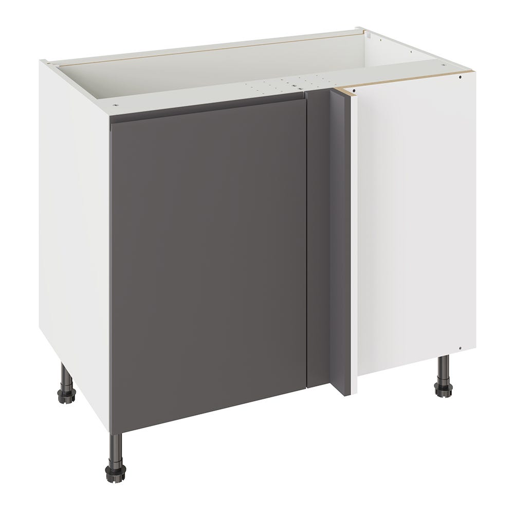 J-Pull Kitchen Blind Corner Base Unit 1000mm Ultra Matt Graphite