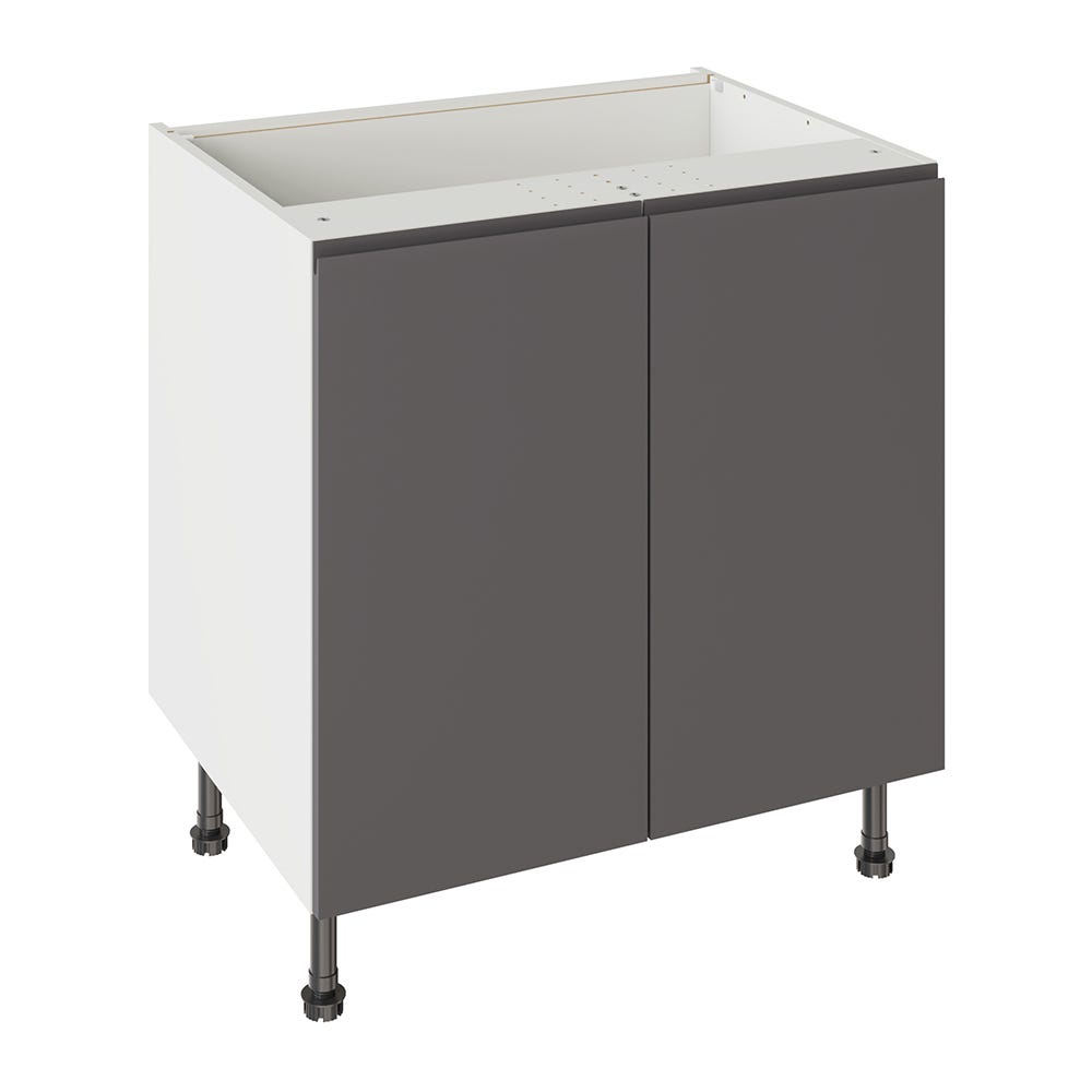 J-Pull Kitchen Base Unit 800mm Ultra Matt Graphite