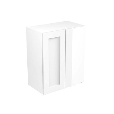 Shaker Kitchen Blind Corner Wall Unit 600mm Ultra Matt White