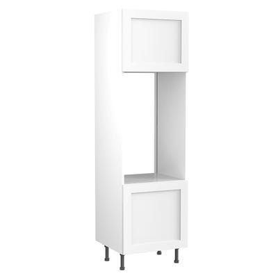 Shaker Tall Double Oven Housing Unit Ultra Matt White