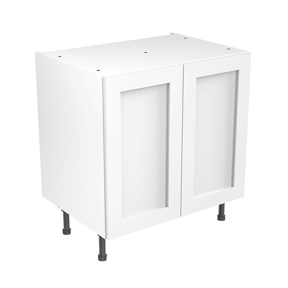 Shaker Kitchen Base Unit 800mm Ultra Matt White
