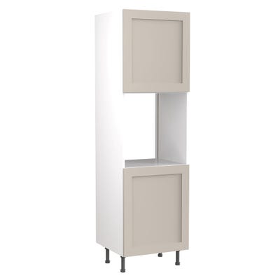 Shaker Tall Single Oven Housing Unit Ultra Matt Light Grey