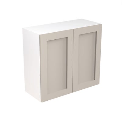 Shaker Kitchen Wall Unit 800mm Ultra Matt Light Grey