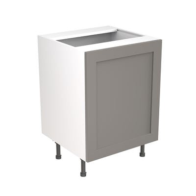 Shaker Kitchen Sink Base Unit 600mm Ultra Matt Dust Grey