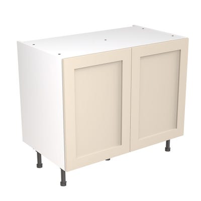 Shaker Kitchen Base Unit 1000mm Ultra Matt Cashmere