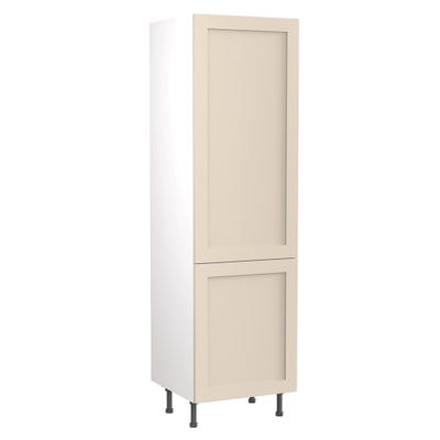 Shaker Kitchen Tall Larder Unit 600mm Ultra Matt Cashmere