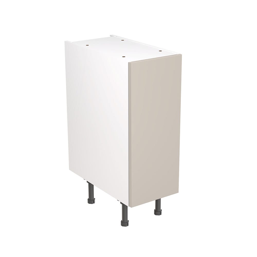 Slab Kitchen Base Unit 300mm Gloss Light Grey