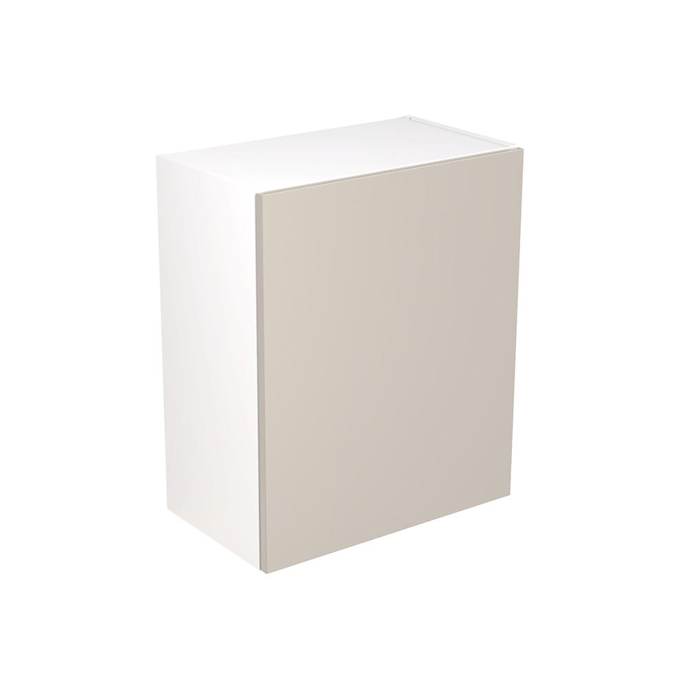 Slab Kitchen Wall Unit 600mm Gloss Light Grey