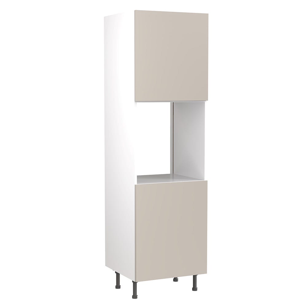Slab Tall Single Oven Housing Unit Gloss Light Grey