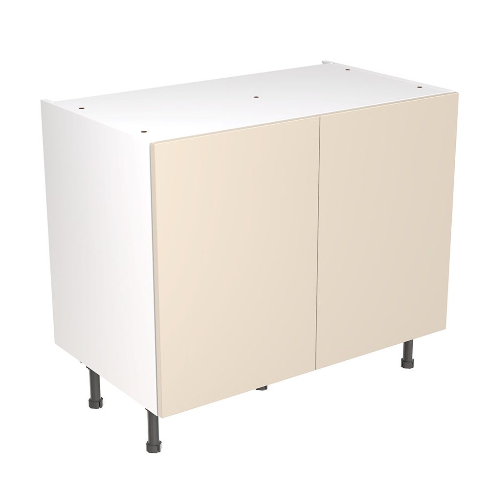 Slab Kitchen Base Unit 1000mm Gloss Cashmere