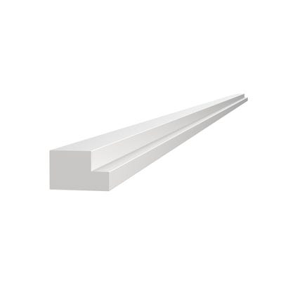 Multi-Rail Kitchen Cornice/Pelmet 2745mm x 36mm x 50mm Ultra Matt White