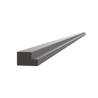 Multi-Rail Kitchen Cornice/Pelmet 2745mm x 36mm x 50mm Ultra Matt Graphite