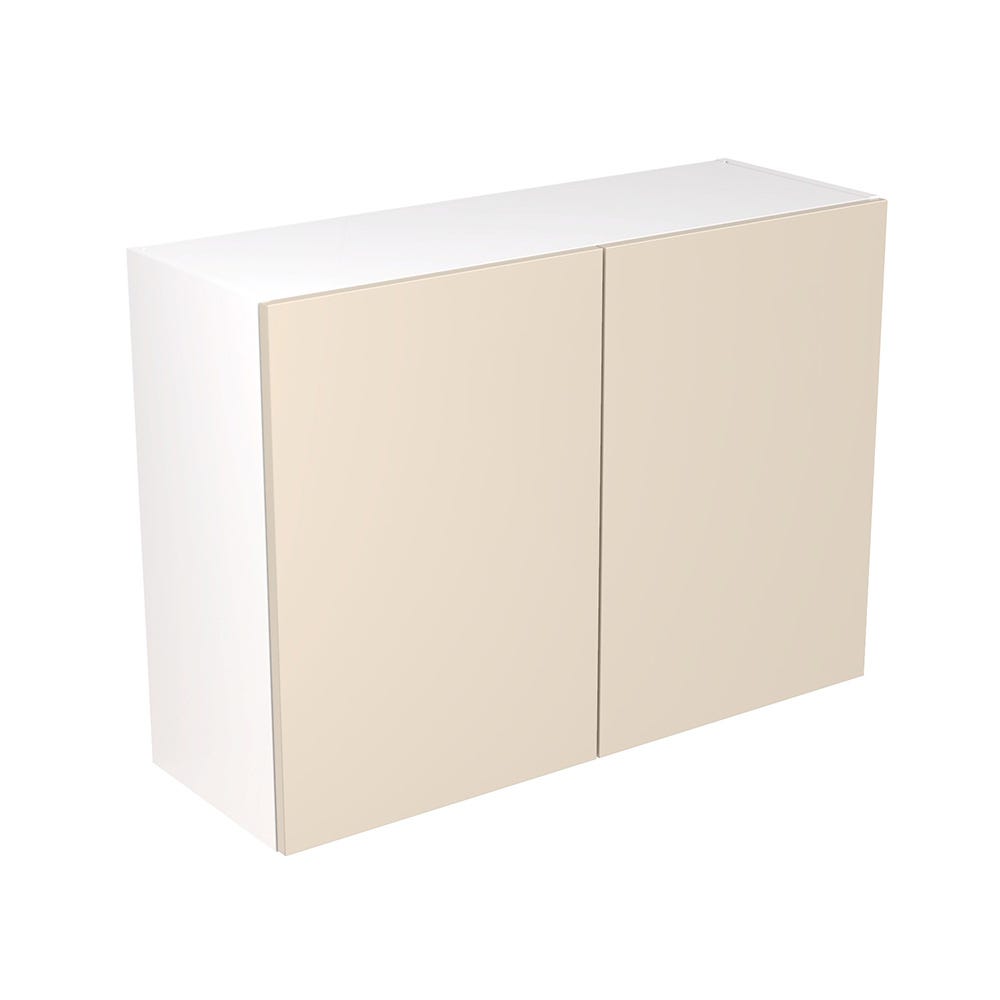 Slab Kitchen Wall Unit 1000mm Ultra Matt Cashmere