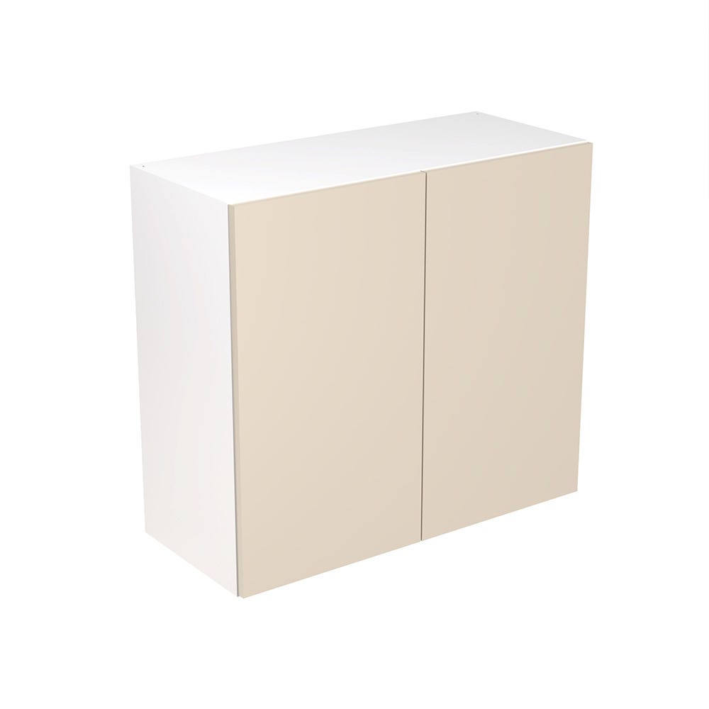 Slab Kitchen Wall Unit 800mm Ultra Matt Cashmere