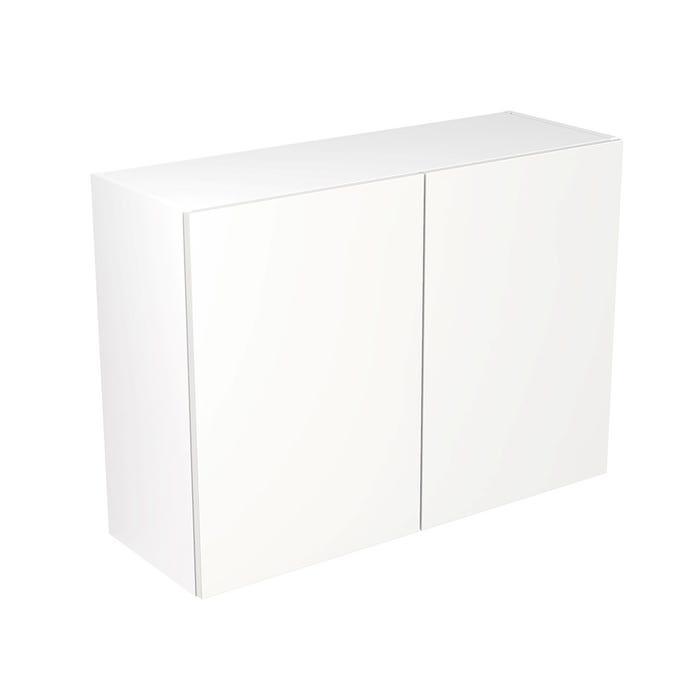 Trade Value Slab Kitchen Wall Unit 1000mm Standard Matt White Trade Value Slab Kitchen Wall Unit 1000mm Standard Matt White