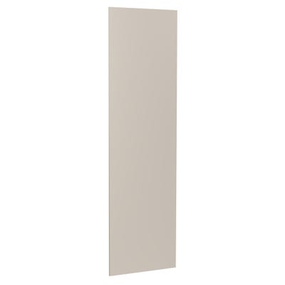 Tall Kitchen Larder End Panel 2400 x 600 x 18mm Gloss Light Grey