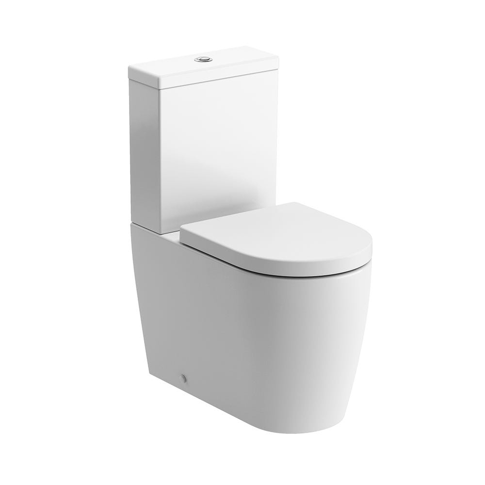 Cascina Fully Shrouded Close Coupled Toilet & Soft Close Seat