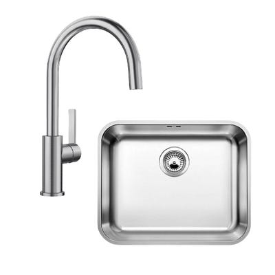 Blanco Supra 500U Undermount Sink & Candor Tap Bundle